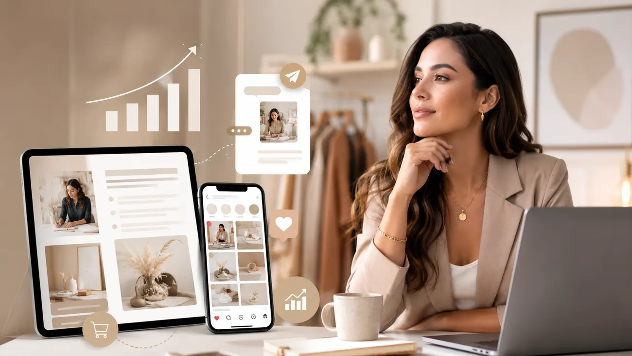 Negocio local usando redes sociales y herramientas digitales para vender mejor
